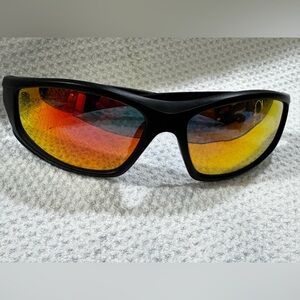 Stylish Black and Orange Shady Rays polarized Sunglasses X series